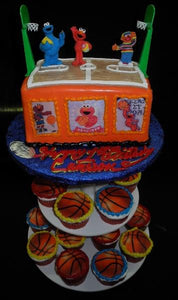 Elmos  Basketball Court Cake - CC081