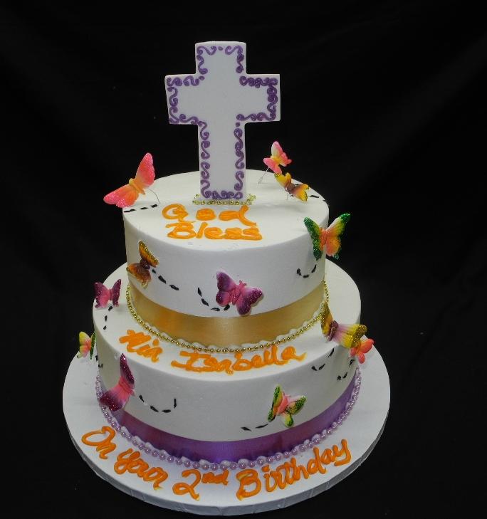 Christening and Birthday Cake - R050