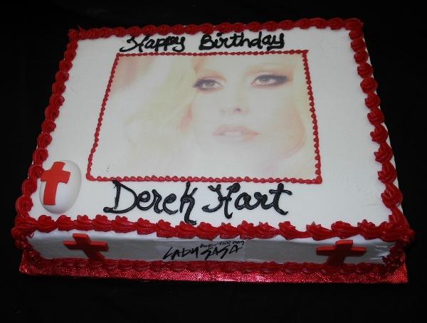 Lady Gaga Birthday Cake - B0564