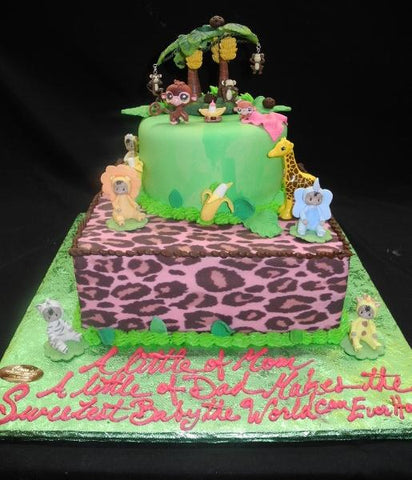 Safari Baby Shower Cake - BS276