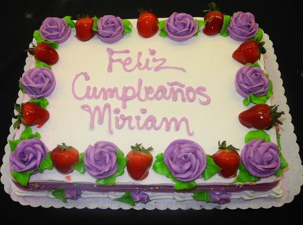 Strawberry Birthday Cake - B0334