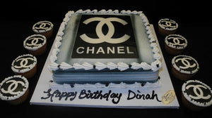 Channel, cupcakes, Whip Cream, Photo cake