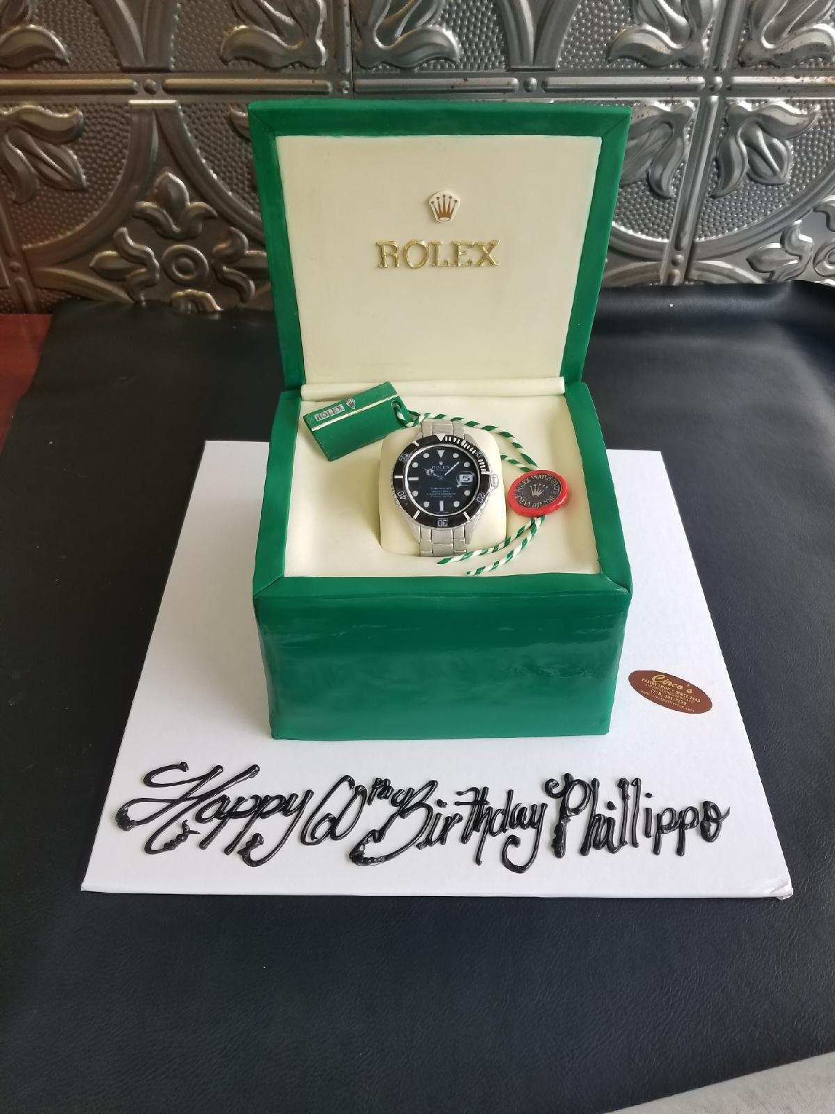 I got this birthday cake for my 40th. My wife knows me too well : r/rolex