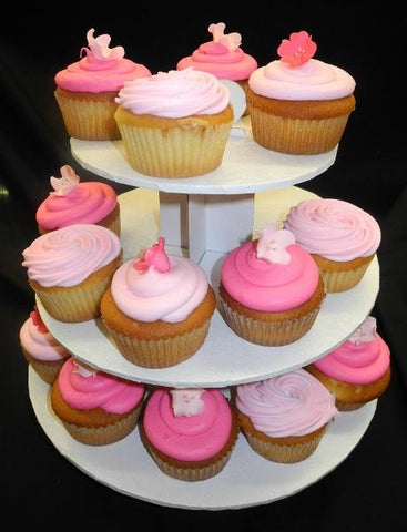 pink, cupcakes