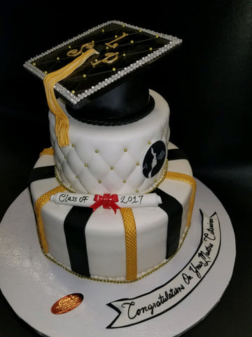 Graduation cake 2 tier CS0293