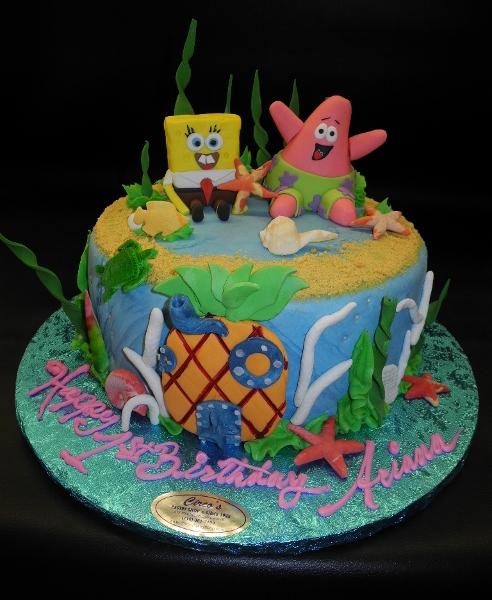 Sponge bob, Patrick, sea weed, sand, 