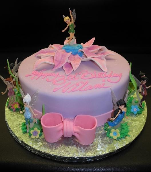 Tinkerbell Two Tiers Cake