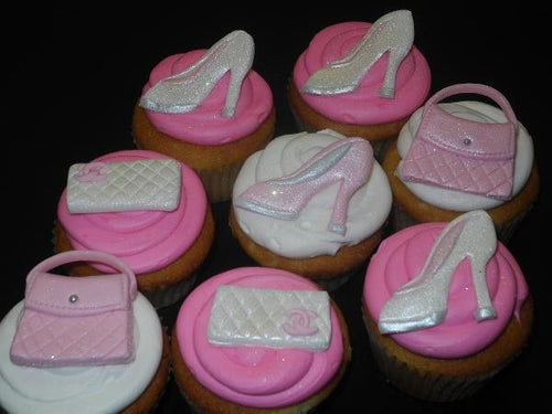 Fondant Bags and Shoes Cupcakes - CC080 – Circo's Pastry Shop