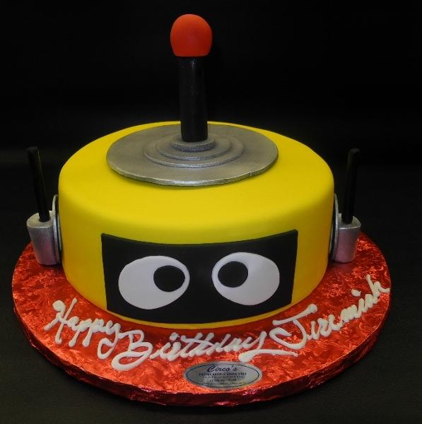 yo gaba gaba, yellow, pole