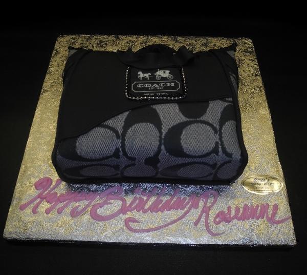 30Th Birthday Coach Purse Cake - CakeCentral.com