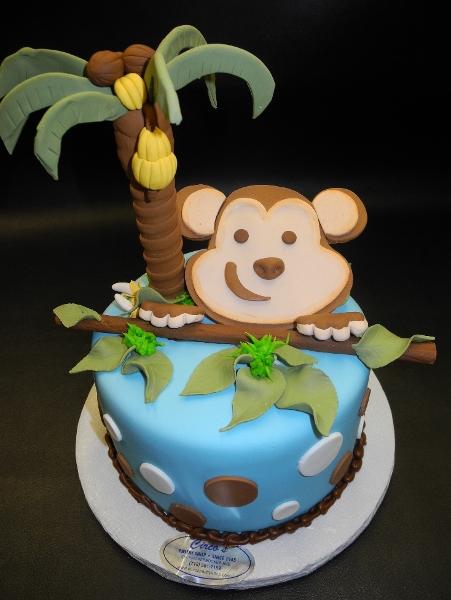 Chocolate cake Monkey stock photo. Image of character - 61360884