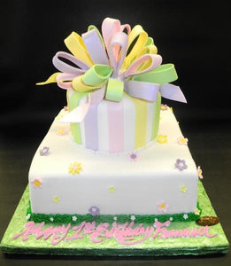 loop bow, pastel colors, flowers, 