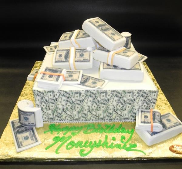 Signature Pink Money Cake/ Blue Money Cake – Cakes by Ian