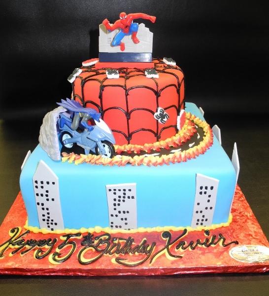 Spider-Man Number Cake #326Characters – Michael Angelo's