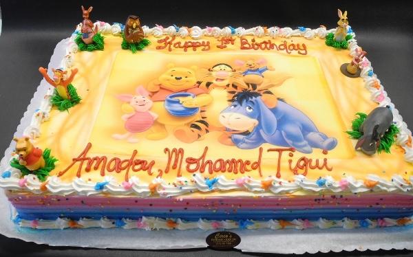 whip cream, edible picture, winnie the pooh,