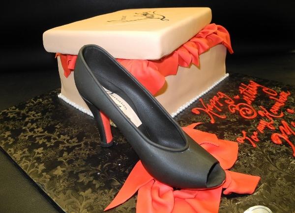 Louis Vuitton & Christian Louboutin Cake. #cake #cakesmith…