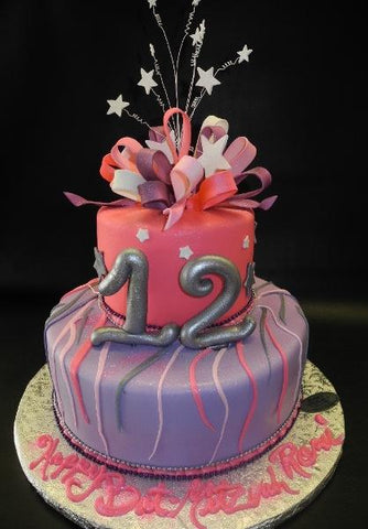 purple, pink, stars, number