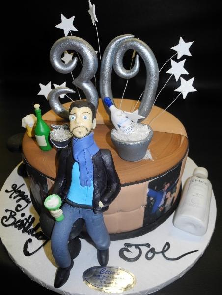 Festiko®Level 30th Birthday Cake Topper for Man Video Game Decoration,  Funny Husband 30 Fabulous and Happy Thirty Party, Handmade (Black） :  Amazon.in: Toys & Games