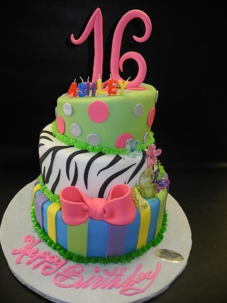 Sweet 16th Number Birthday Cake #sweet16 #number #16 #birt… | Flickr