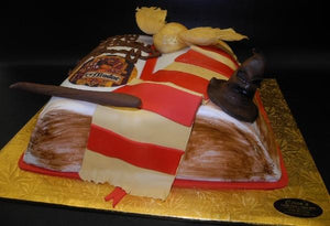 Harry Potter Fondant Book Cake 