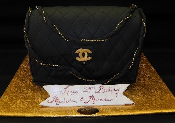Ganache Bakery - Chanel shopping bag cake! Fit for a