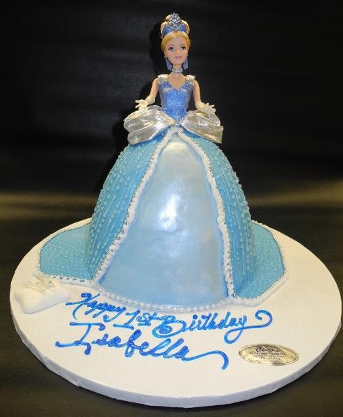 Cinderella Fondant Doll Cake