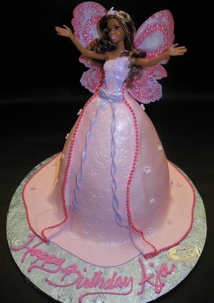 Barbie Princess 3D sculpted Cake