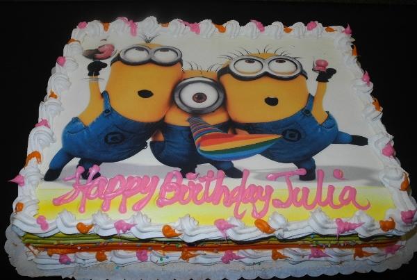 1st Birthday Cake MINIONS! - Decorated Cake by Alice - CakesDecor