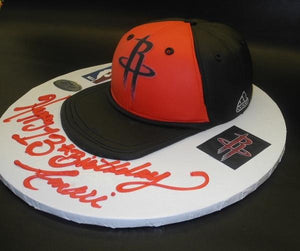 Basketball Hat Fondant Cake