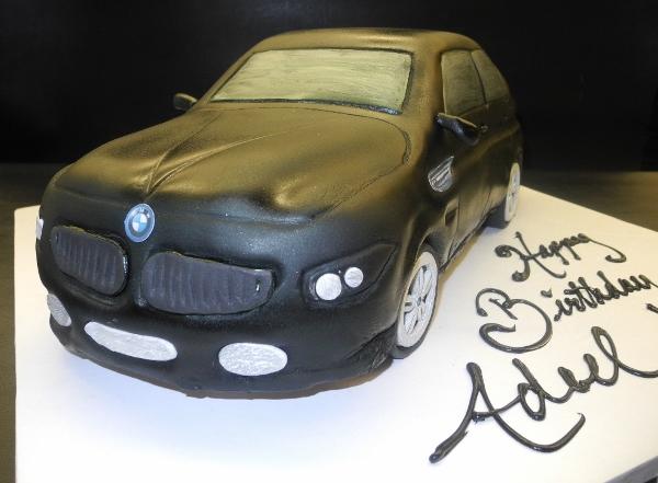 BMW Convertible Open Roof Car Theme Cake