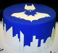 Batman cake silhouette style B0861