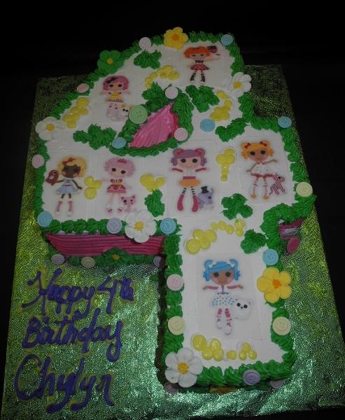 Lalaloopsy Number Whip Cream Cake - B0562