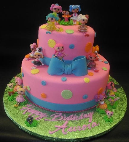 Lalaloopsy Fondant Cake with toys 617