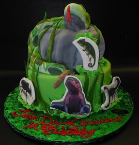 Reptile THeme Fondant Cake 632