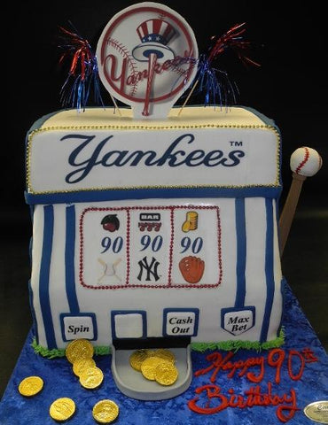 Yankee and Ranger Fondant Cake - B0235 – Circo's Pastry Shop