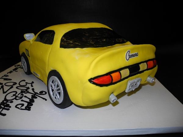 67 Chevy Camaro Cake | Birthday cake pictures, Cars cake design, Car cake