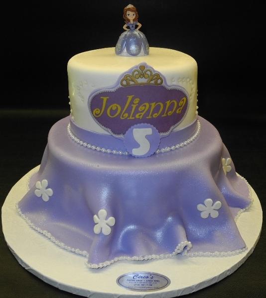Sofia the First Fondant Cake