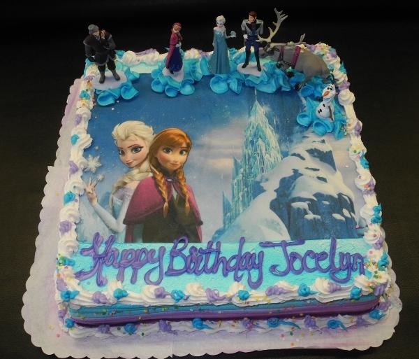 Amazon.com: Frozen Castle Birthday Cake Topper Winter Princess Birthday  Supplies Snowflake Cartoon Theme Cake Decoration For kids : Grocery &  Gourmet Food