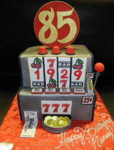 Casino Slot Machine Fondant Cake