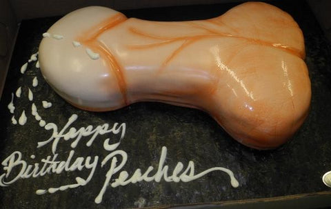 Penis Fondant Birthday Cake 