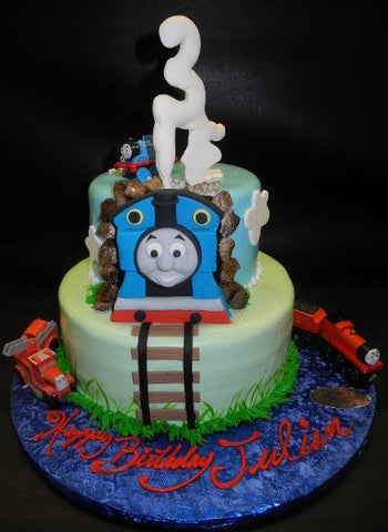 Thomas the Train Fondant Cake 