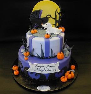 Halloween Baby Shower Cake 