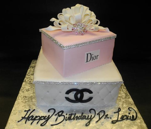 Chanel Dior Diamond Fondant Cake