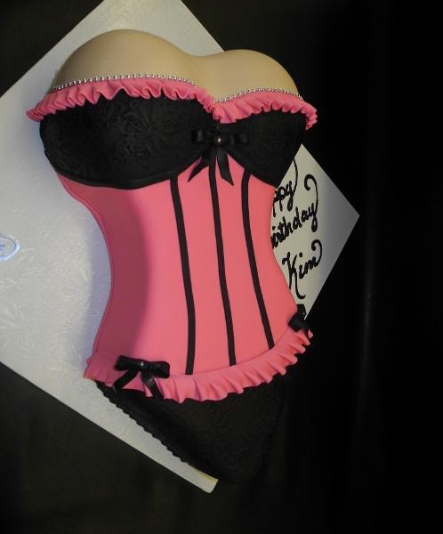 Corset Cake for Bachelor Party