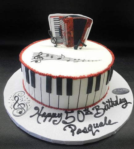 Piano Fondant Cake 