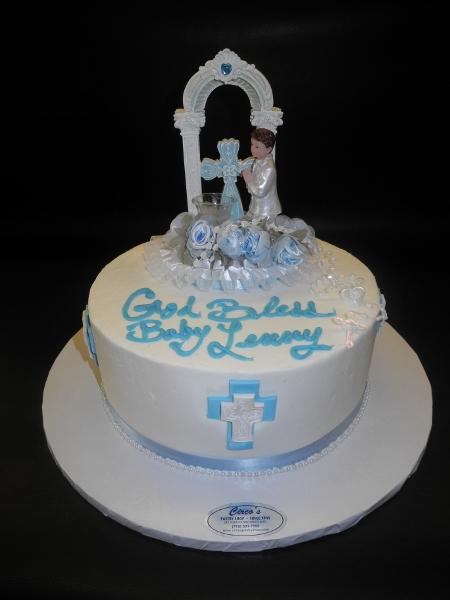 Happy Christening Baptismal (for Boys) Cake, A Customize Baptismal (for Boys)  cake
