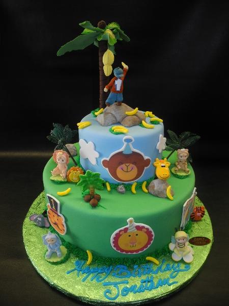 Safari 1st Birthday Cake