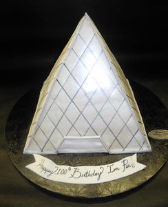 French Pyramid Custom Fondant Cake 