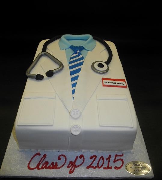 Medical Sport Doctor Fondant Custom Shape Cake