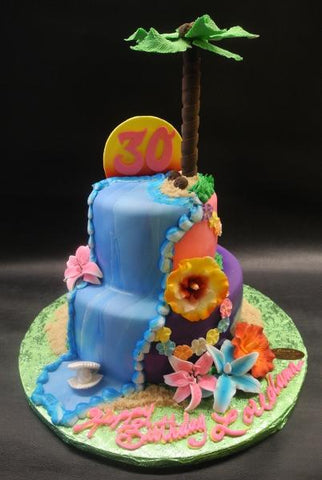 Hawaiian Luo Out Cake 